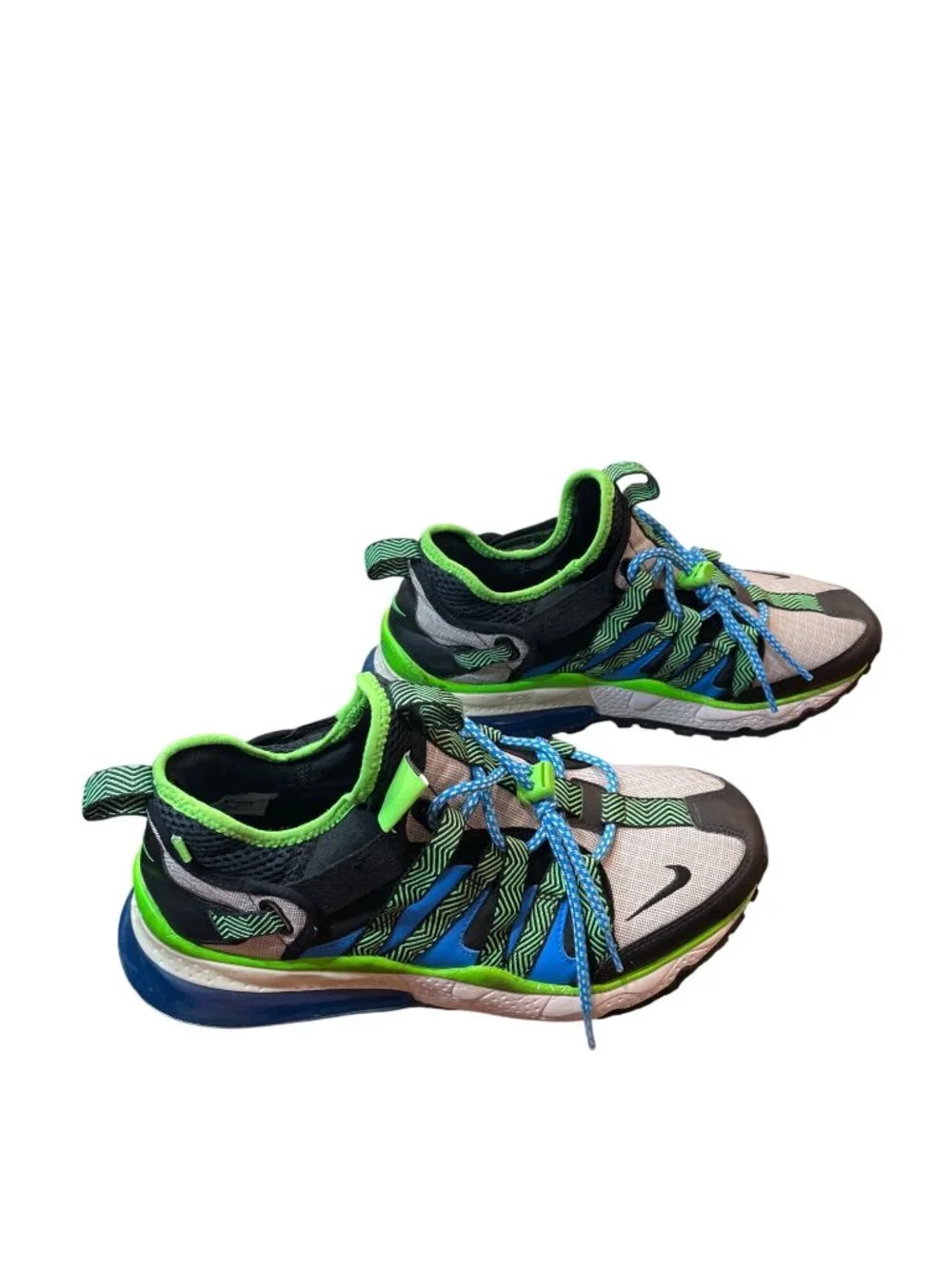 Nike Air Max mens green blue 270 Bowfin Sprite lowtop sneakers sz 8.5 SKU 10-478